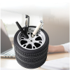 Creative Pen Holder Tire Modeling Gifts, Desktop Reception PVC Tire Penholder For Home Room/Office/School Art Supplies