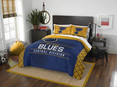 Blues OFFICIAL "Draft" Full/Queen Comforter & Sham Set