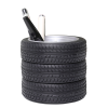 Creative Pen Holder Tire Modeling Gifts, Desktop Reception PVC Tire Penholder For Home Room/Office/School Art Supplies