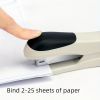 1pc Deli White Desktop Stapler, 20 Sheet Capacity, For Office, School Booklet Or Book Binding, Paper Binding