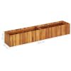 Garden Raised Bed 59"x11.8"x9.8" Solid Acacia Wood