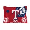 Rangers OFFICIAL MLB "Hexagon" Full/Queen Comforter & Shams Set; 86" x 86"