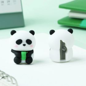 Creative Cute Panda Shaped Pencil Sharpener Single (Style: Bamboo Panda)