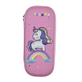 Cartoon EVA Pencil Case 3D Anti-fall Pencil Bag (Style: Unicorn - Pink 2)