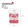 Nordic Knitted Elk Snowflake Wine Bottle Cover Christmas Decoration Fur Ball Wine Bottle Cover Home Supplies