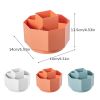 1pc Multifunctional 360 Degree Rotating Pen Holder Creative Large Capacity Desktop Storage Box Pencil Organizer School Stationery